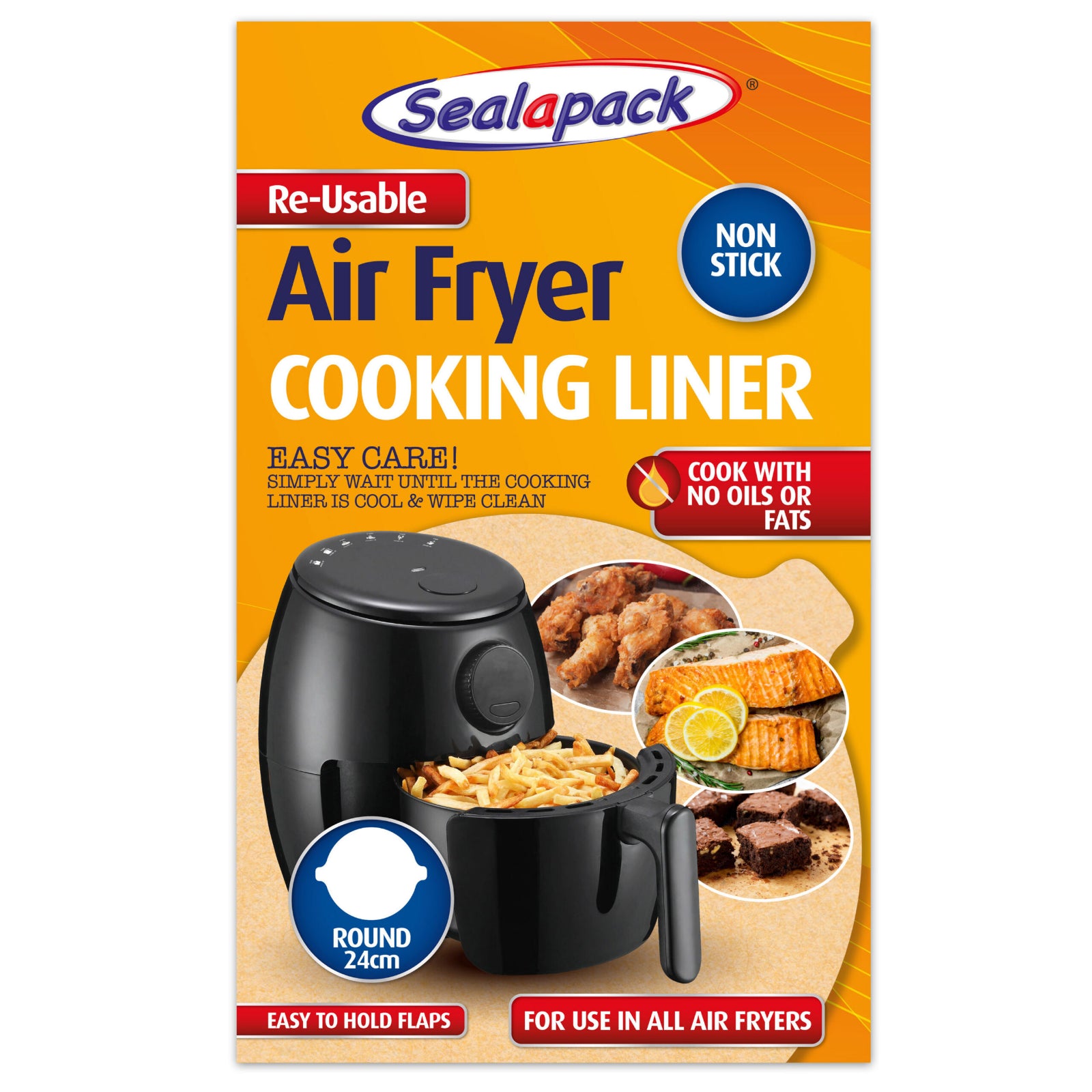 Air Fryer Liners Non Stick Food Cooking Reusable/Dispo