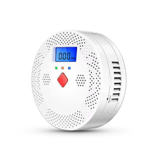 Tuya Wifi Smart Carbon Monoxide Detector Alarm 85Db Sound Warning LCD Digital Display Home Indoor Real-Time CO Monitor Poisoning